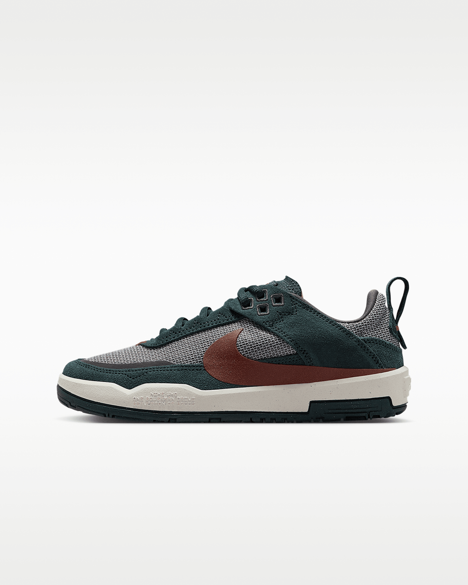 Nike SB Day One in Seaweed/Medium Ash/Sail/Red Sepia, image 1 of 1 from Nike