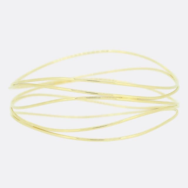 Tiffany & Co. Elsa Peretti Five Row Wave Bangle from The Vintage Jeweller, photo 1 of 1