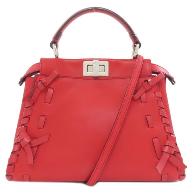 Fendi Peekaboo Mini 2-Way Handbag Calfskin in Calfskin from The Reluxe, photo 1 of 1