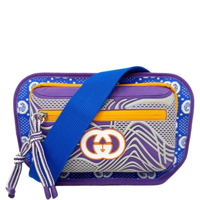 Gucci Nylon Belt Bag Multicolor 752102 in Multicolor Nylon from Dallas Designer Handbags, photo 1 of 1