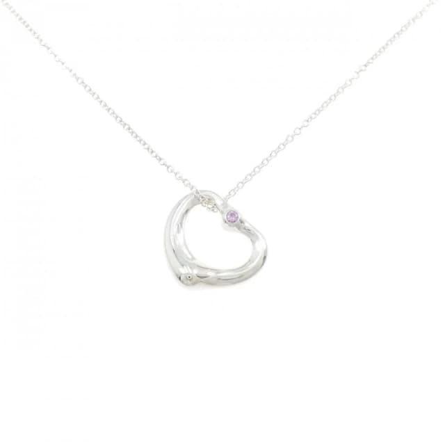 Tiffany & Co. Open Heart Necklace in Saffiano leather from The Reluxe, photo 1 of 1