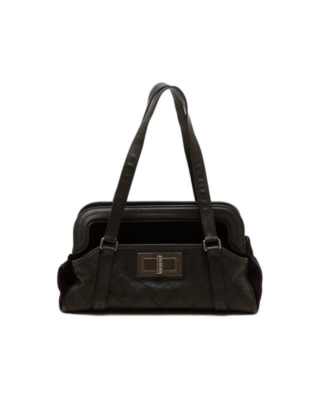 Chanel Large Caviar Reissue 2.55 Bowling Bag in Caviar leather from A Retro Tale, photo 1 of 1