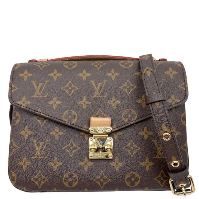 Louis Vuitton Metis Pochette Monogram Canvas Crossbody Bag Brown in Brown Coated canvas from Dallas Designer Handbags, photo 1 of 1