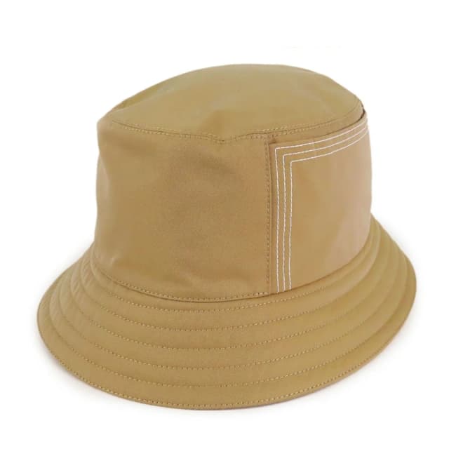 Hermès Fred Stitch Bucket Hat Beige Cotton 59 Hat in Beige from The Reluxe, photo 1 of 1
