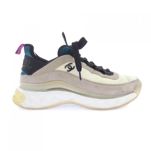Chanel Sneakers Black in Black Calfskin from The Reluxe, photo 1 of 1