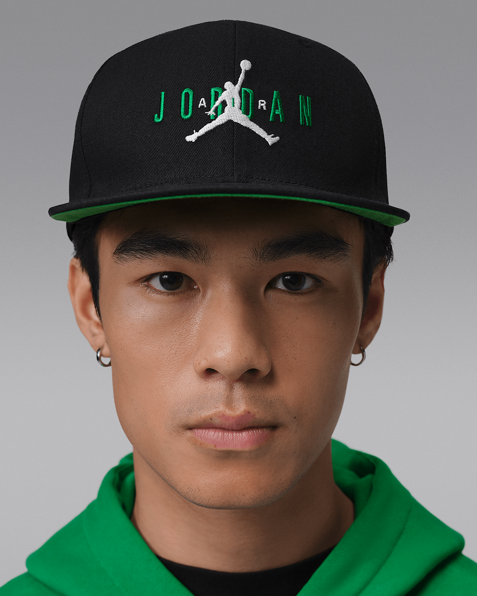 Jordan Pro in Black/Kelly Green/Lucky Green, image 1 of 1 from Nike