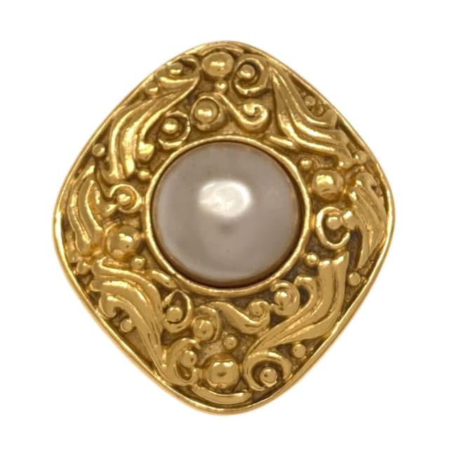 Chanel Faux Pearl Brooch Metal from The Reluxe, photo 1 of 1