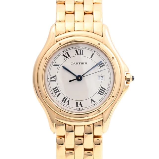 Cartier Pantele Cooer LM W25013B9 Quartz Ivory from VINTAGE QOO TOKYO, photo 1 of 1