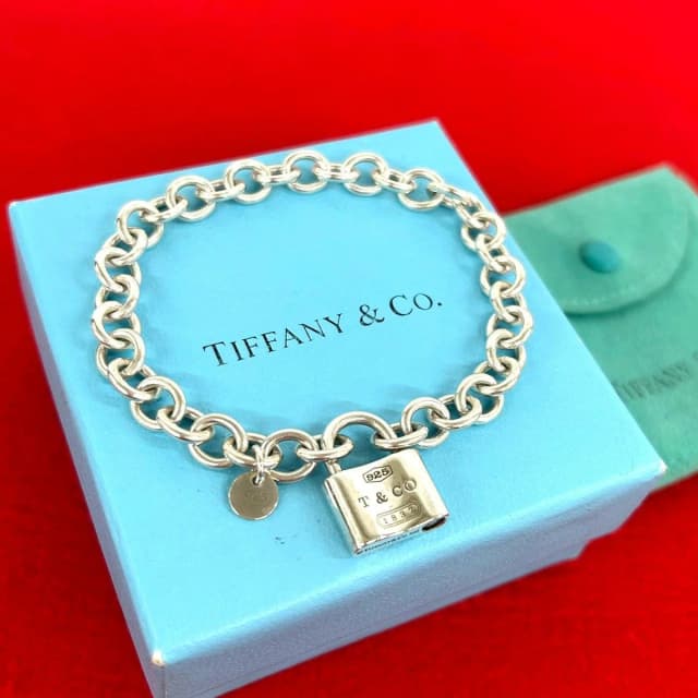 Tiffany & Co. Vintage Cadena Rock Bracelet 1837 925 Sterling Silver in Silver from The Reluxe, photo 1 of 1