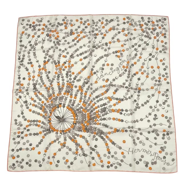 Hermès Carre 90 Scarf Dancing Pearl Multicolor in Multicolor Silk from The Reluxe, photo 1 of 1