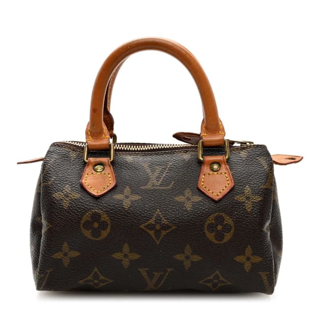 Louis Vuitton Nano Speedy Monogram Coated Canvas Bag - Brown in Brown Coated canvas from H&T, photo 1 of 1