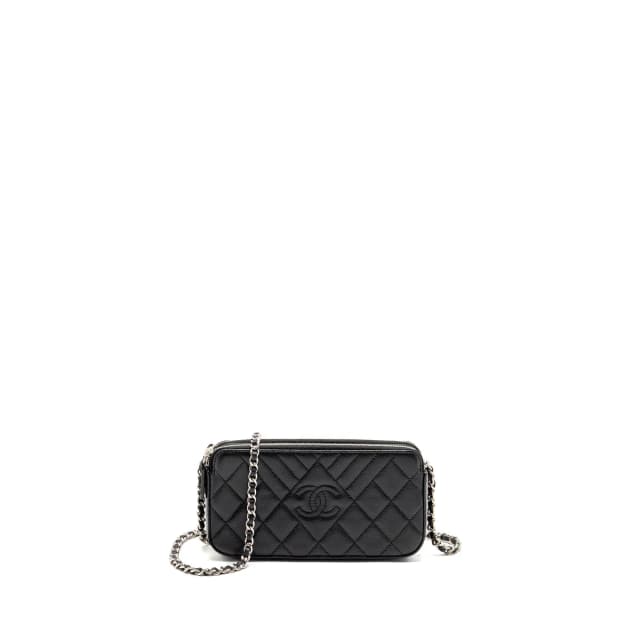 Chanel Double Zip Clutch in Black Caviar leather from EMIER, photo 1 of 1