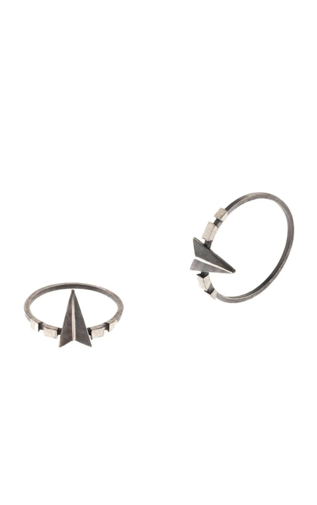 Maria Black d'Or Ring, Oxidized Silver, image 1 of 1 from Cultstatus