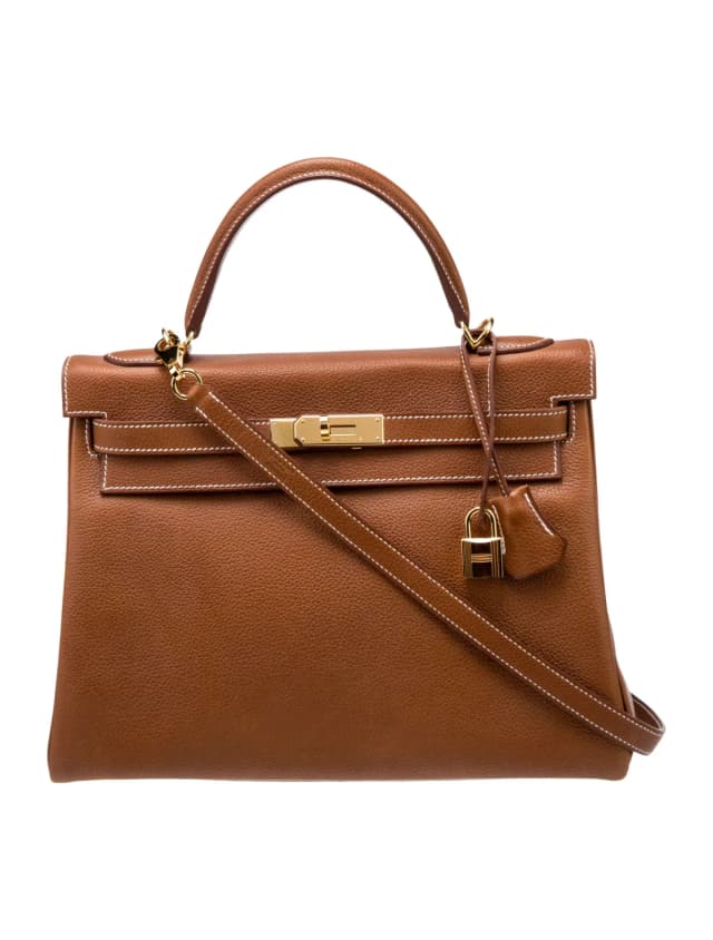 Hermès Shoulder Bag Other bag in Gold Goatskin from The RealReal, photo 1 of 1