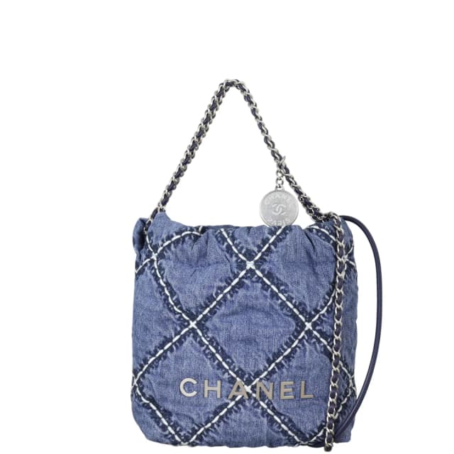 Chanel 22 Hobo Mini in Denim from Luxe.It.Fwd, photo 1 of 1