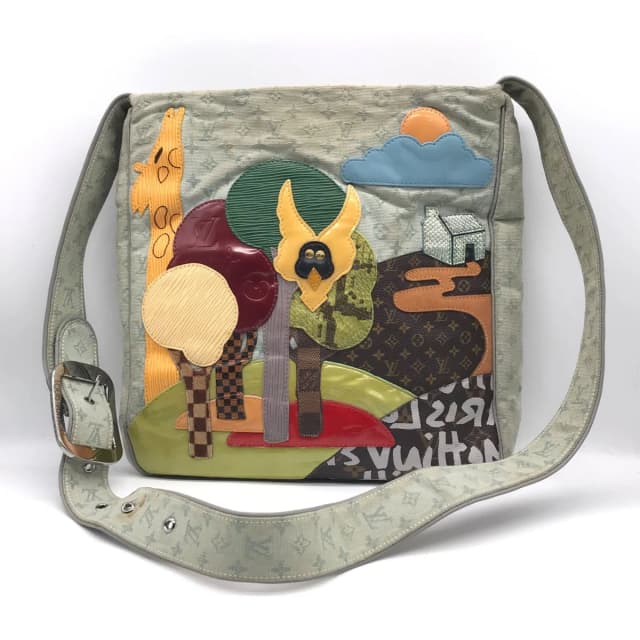 Louis Vuitton Monogram Mini Comte de Fe Besace Patchwork Shoulder Bag Multicolor in Multicolor from The Reluxe, photo 1 of 1