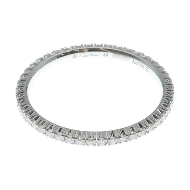Cartier Etain Cell Full Eternity Diamond Ring White Gold in Taupe from The Reluxe, photo 1 of 1
