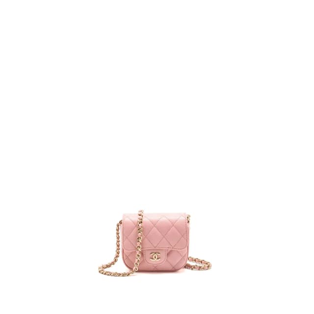 Chanel Mini Clutch with Chain Caviar Pink LGHW in Pink Caviar leather from EMIER, photo 1 of 1