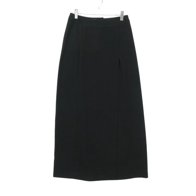 Chanel Long Skirt CC Logo Button Wrap Style Tight Maxi Length Black in Black from The Reluxe, photo 1 of 1