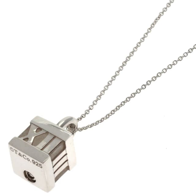 Tiffany & Co. Atlas Cube Necklace from The Reluxe, photo 1 of 1