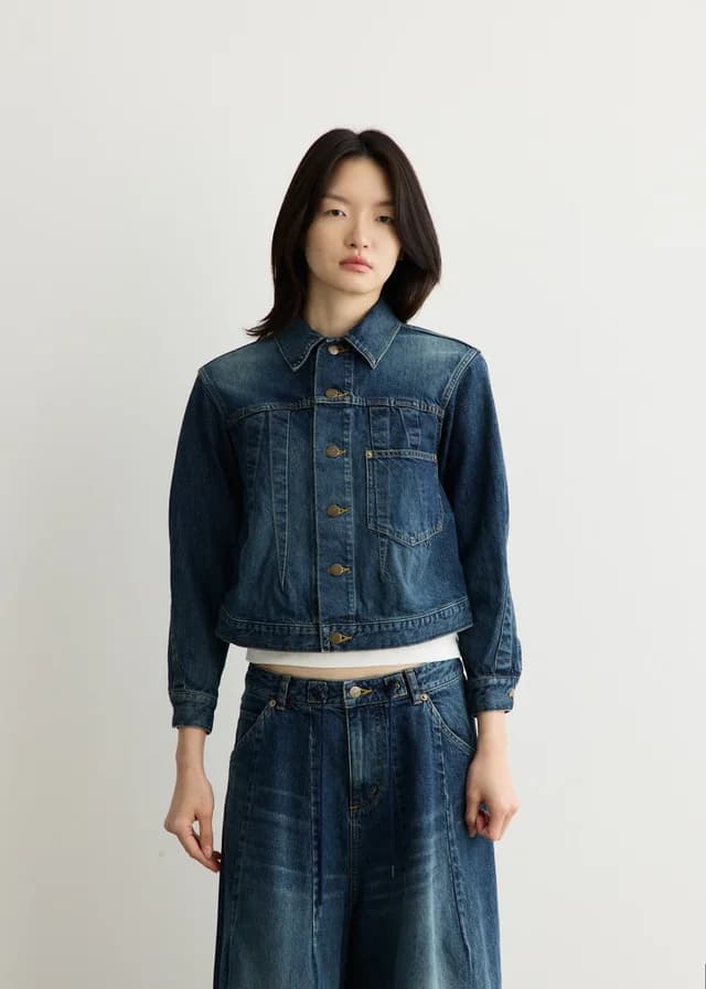 Needles Darts Jean Jacket in A-Indigo, image 1 of 1 from Incu