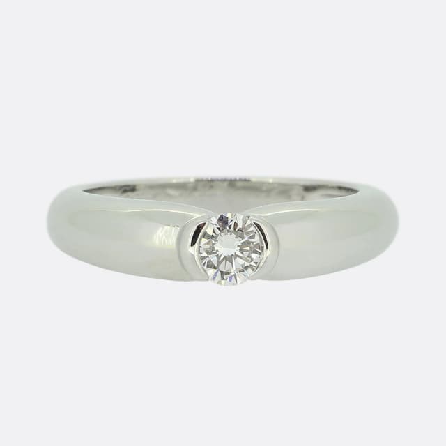 Cartier 0.30 Carat Diamond Solitaire Ring from The Vintage Jeweller, photo 1 of 1