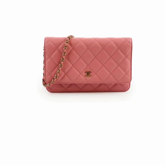 Chanel Wallet On Chain WOC Caviar Pink in Pink Caviar leather from The Purse Affair, photo 1 of 1