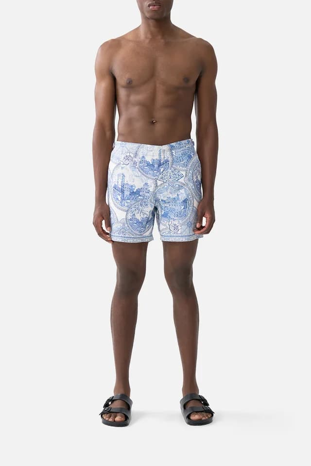 Camilla eBoutique MID LENGTH BOARDSHORT WITH FIXED WAIST THE HUM OF THE ALHAMBRA, image 1 of 1 from CAMILLA