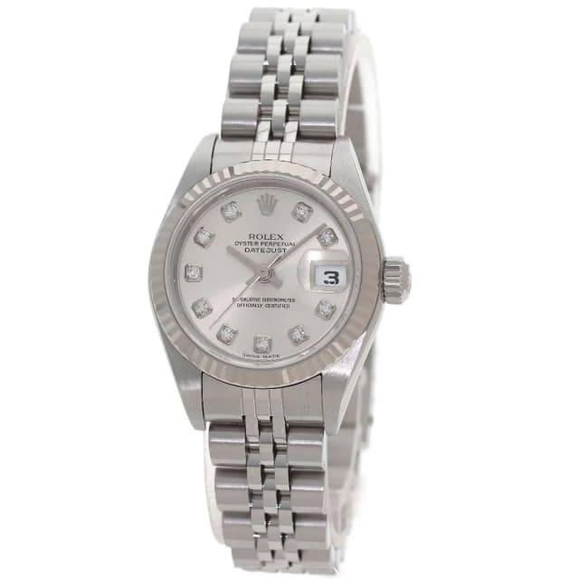 Rolex Datejust Diamond Watch SS White Gold in White from The Reluxe, photo 1 of 1