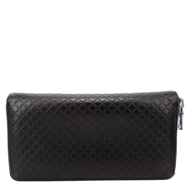 Gucci Diamante Leather Long Wallet Navy Blue 307990 in Navy Leather from Dallas Designer Handbags, photo 1 of 1