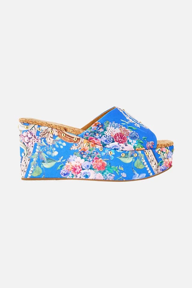 Camilla eBoutique MIRAY WEDGE MULE OTTOMAN OPULENCE, image 1 of 1 from CAMILLA