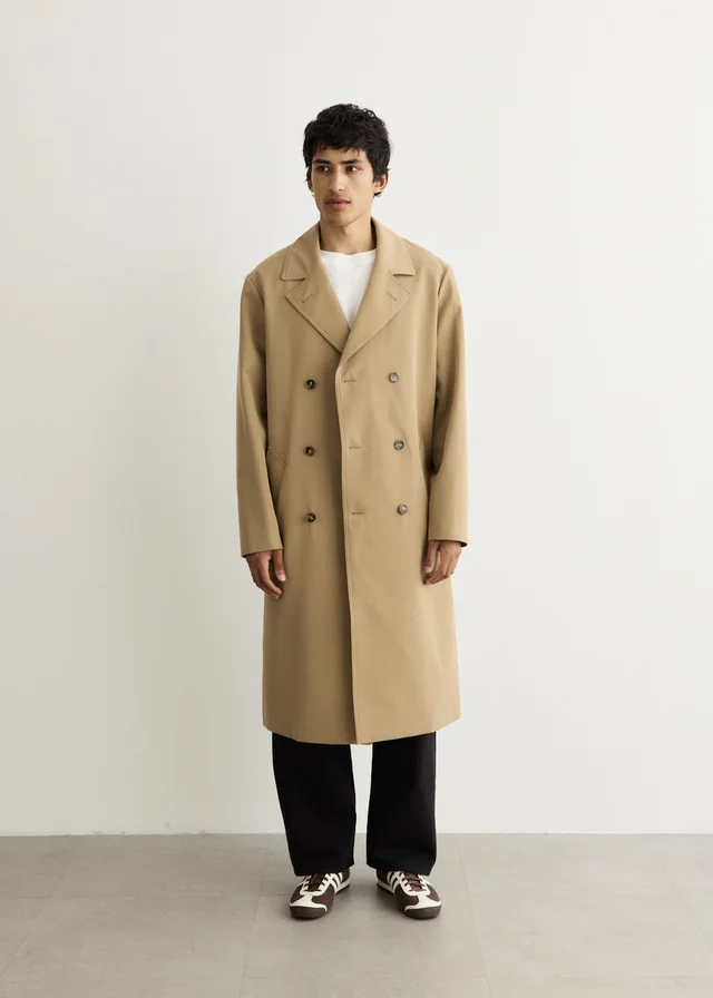 A.P.C. Crois Coat in BAA BEIGE, image 1 of 1 from Incu