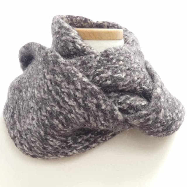Hermès Snood Scarf Brown in Brown from The Reluxe, photo 1 of 1