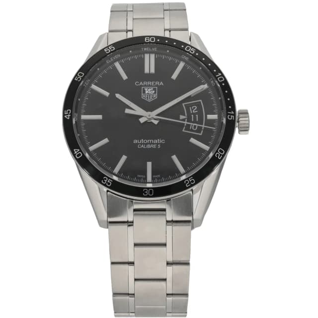 TAG Heuer Carrera WV211M-0 40mm Stainless Steel Watch from H&T, photo 1 of 1