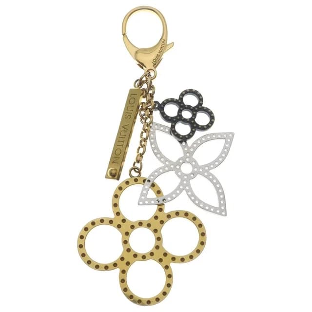 Louis Vuitton Bijou Sac Tabage Key Holder Bag Charm Gold Silver Black in Black from The Reluxe, photo 1 of 1