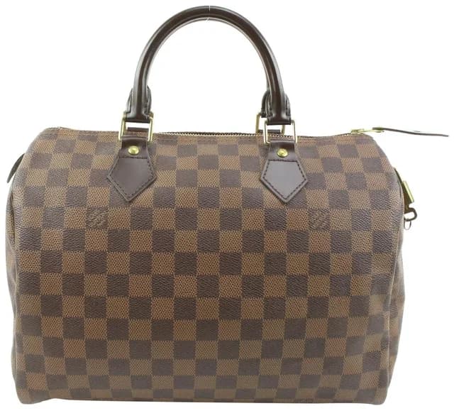 Louis Vuitton Damier Ebene Speedy 30 Boston in Brown Canvas from Bagriculture, photo 1 of 1
