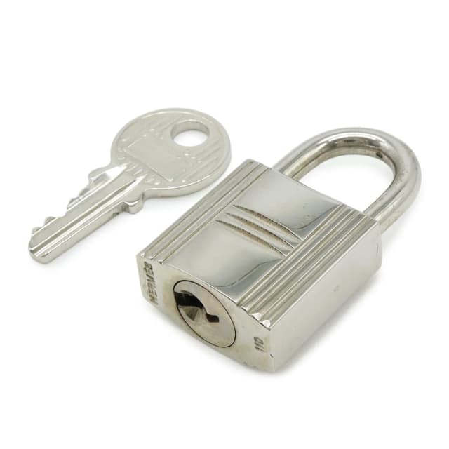 Hermès Cadena Padlock Key with Metal Silver in Silver from The Reluxe, photo 1 of 1
