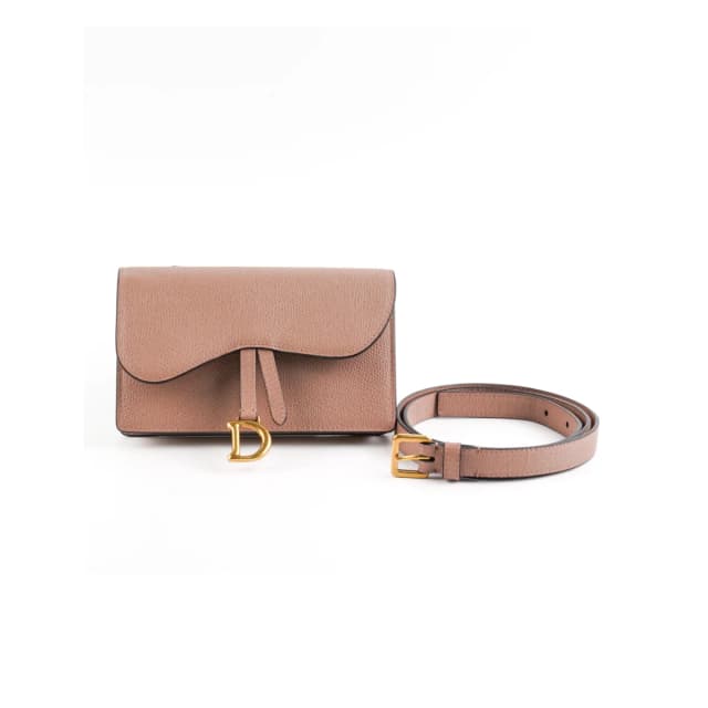 Dior Pouch Belt Bag Mauve in Leather from The Purse Affair, photo 1 of 1
