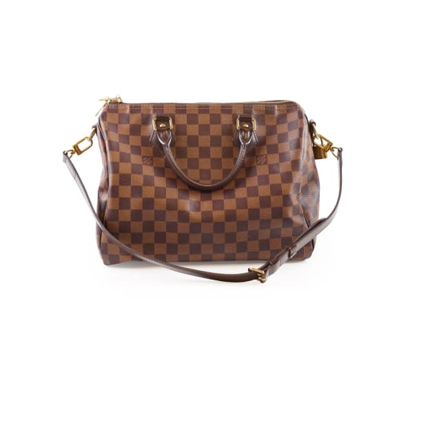 Louis Vuitton Speedy Bandoulière 30 Damier Ebène in Brown Canvas from The Purse Affair, photo 1 of 1