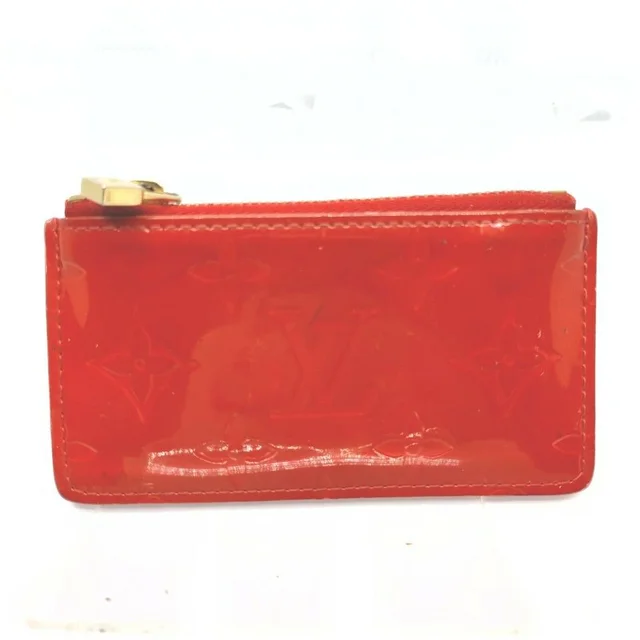 Louis Vuitton Red Monogram Vernis Key Pochette Cles Keychain in Red from Bagriculture, photo 1 of 1