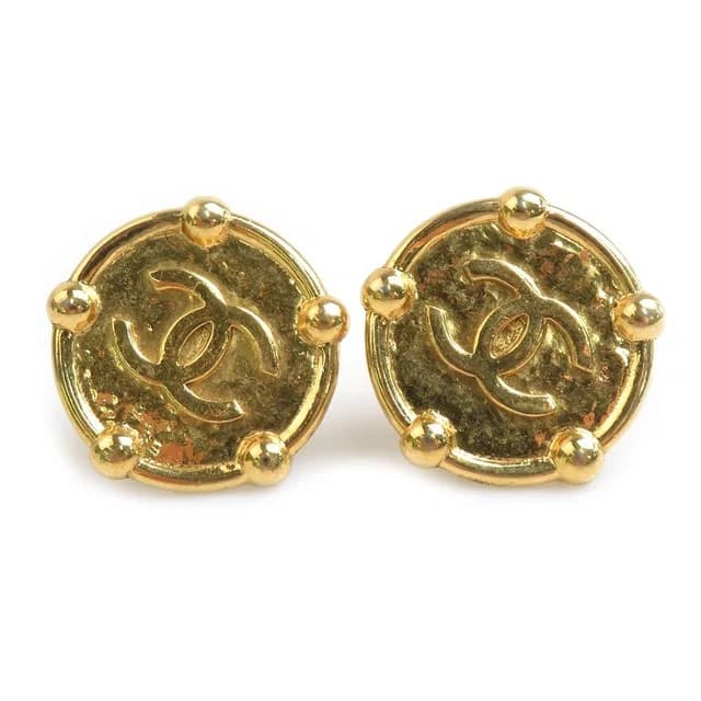 Chanel Earrings Vintee Gold in Gold from The Reluxe, photo 1 of 1