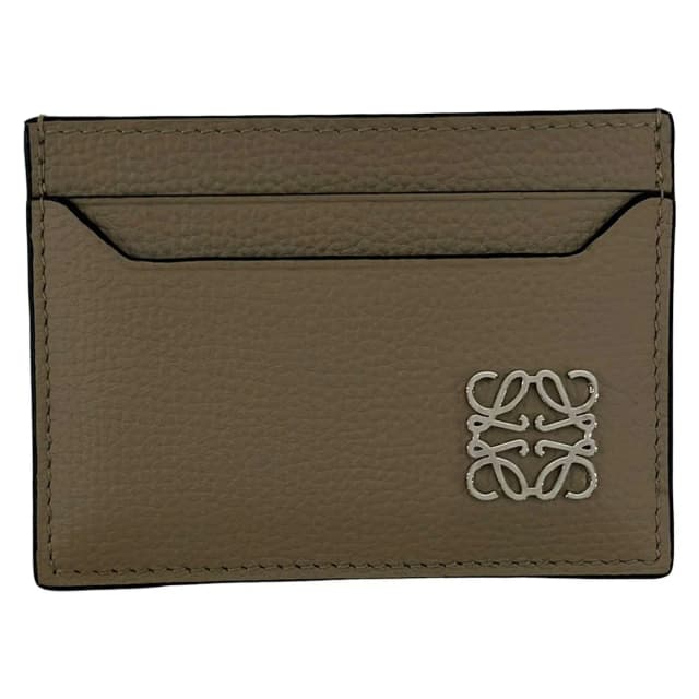 Loewe Card Case Anagram Plain Beige Leather in Beige Leather from The Reluxe, photo 1 of 1