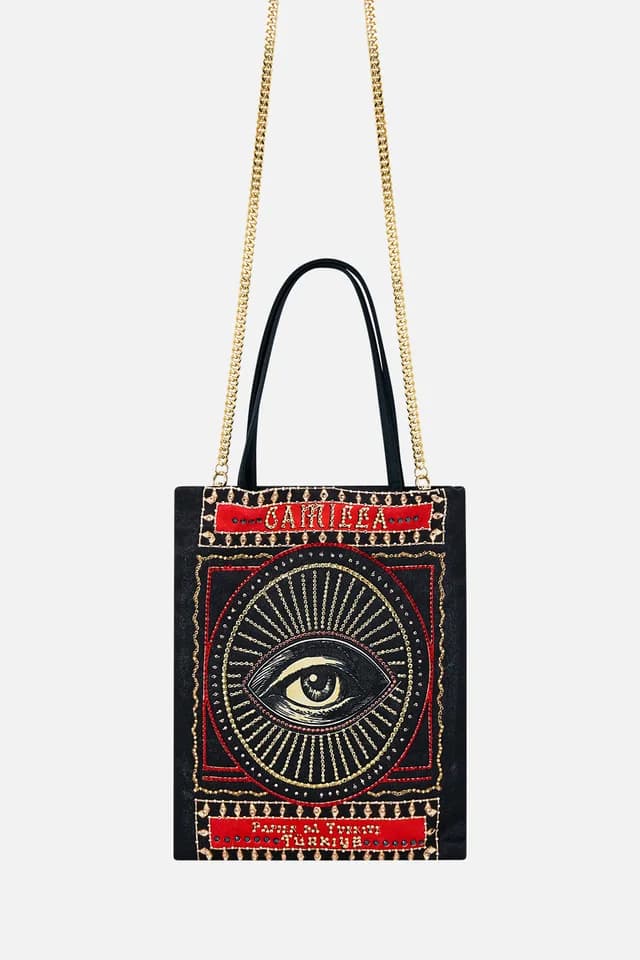 Camilla eBoutique EMBELLISHED MINI TOTE WITH CHAIN STRAP HIGH CLASS HOOKAH, image 1 of 1 from CAMILLA