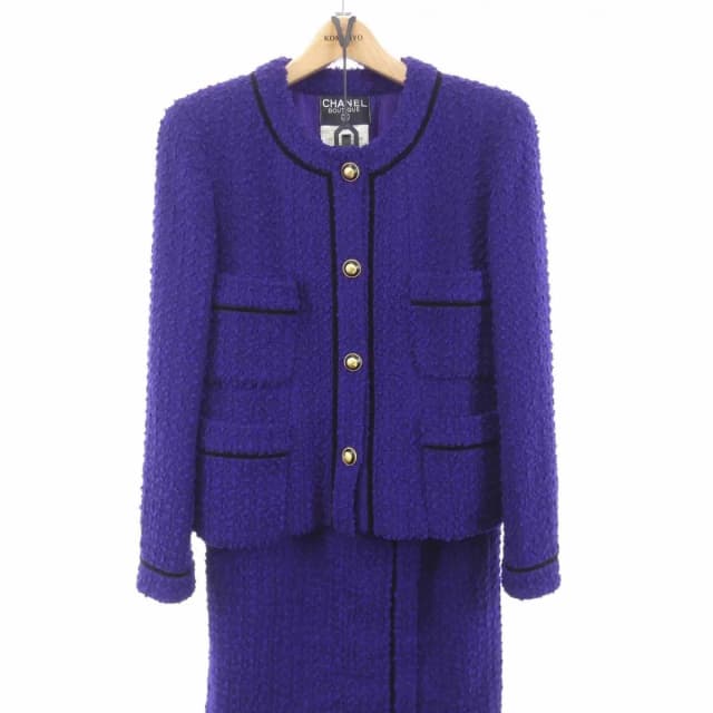Chanel 93A Vintage Suit Purple in Purple from The Reluxe, photo 1 of 1