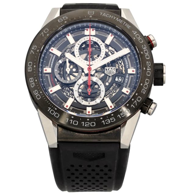 TAG Heuer Carrera CAR2A1Z 45mm PVD Stainless Steel Watch from H&T, photo 1 of 1