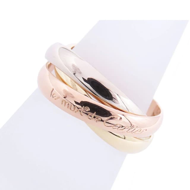 Cartier Trinity Three Color Gold MM Classic 52 Ring in Gold from The Reluxe, photo 1 of 1