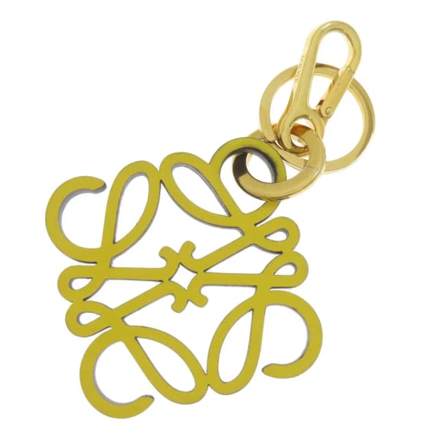 Loewe Charm Anagram Key Holder Metal Leather in Leather from The Reluxe, photo 1 of 1
