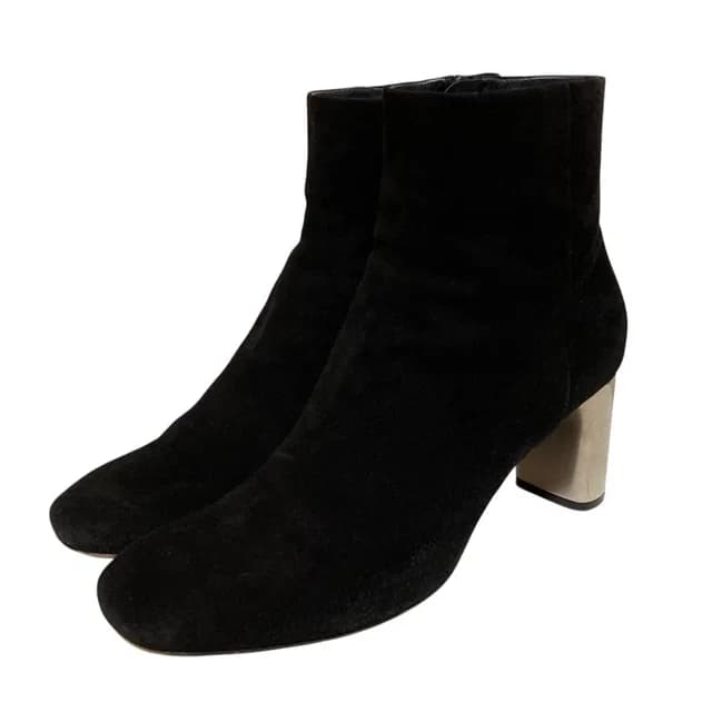 Celine Phoebe Philo Era Metal Heels Suede Leather Short Boots 39 in Suede from The Reluxe, photo 1 of 1