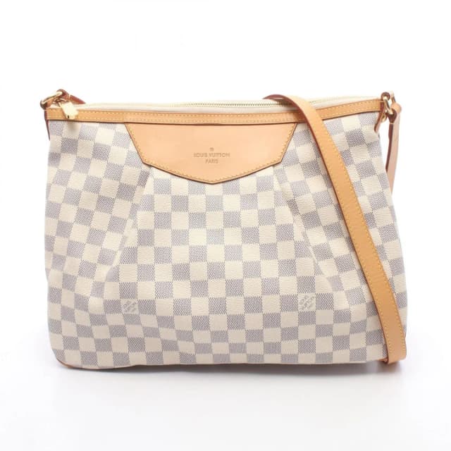 Louis Vuitton Shoulder Bag Siracusa MM Canvas Leather in Canvas from The Reluxe, photo 1 of 1