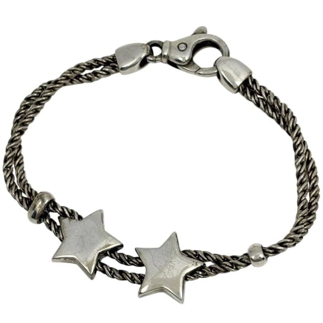 Tiffany & Co. Bracelet Double Rope Star 925 Sterling Silver in Silver from The Reluxe, photo 1 of 1